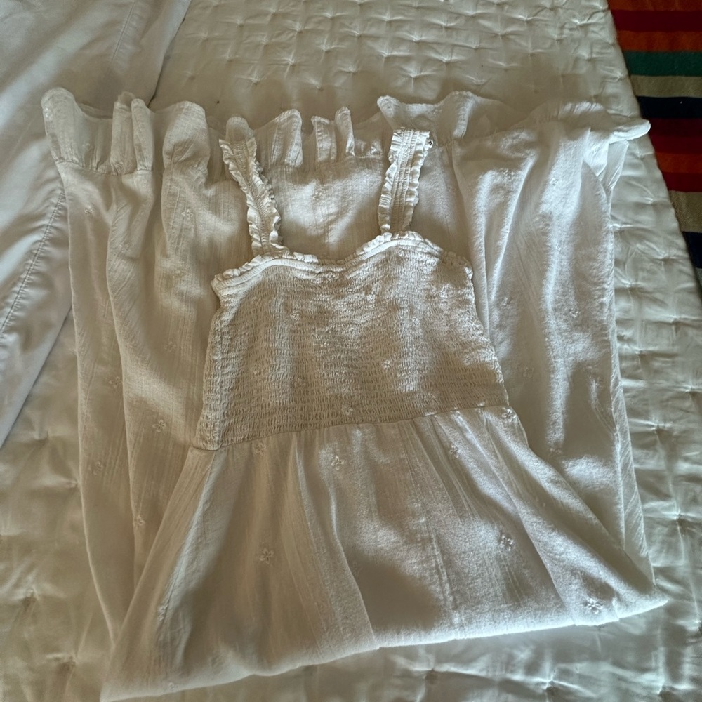 Aspiga Rihanna Embroidered Sundress in White, size XS - Picture 8 of 8